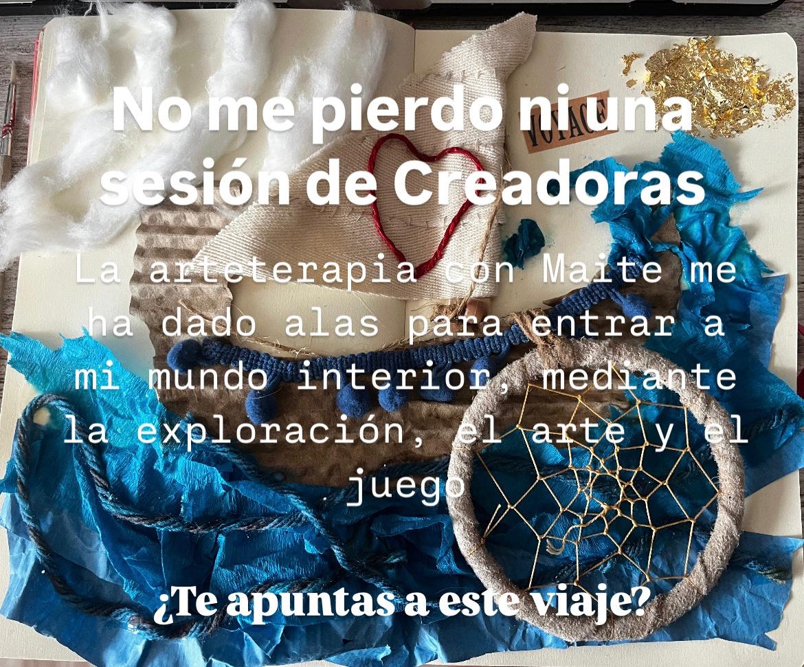 No me pierdo ni una sesión de El Club de las Creadoras. La arteterapia con Maite me ha dado alas para entrar en mi mundo interior mediante la exploración, el arte y el juego. ¿Te apuntas a este viaje?